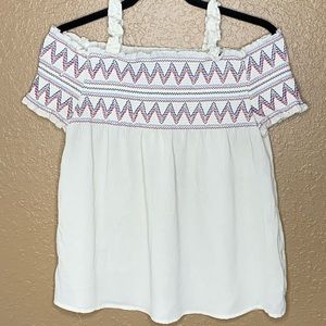 Kandy Kiss Open Shoulder Shirt